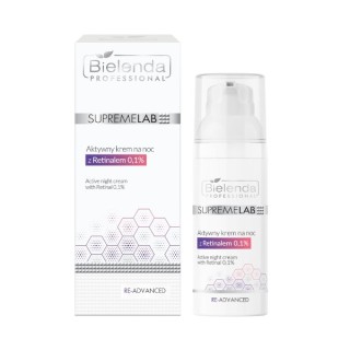 Bielenda Professional SUPREMELAB actieve nachtgezichtscrème met 1% Retinal 50 ml