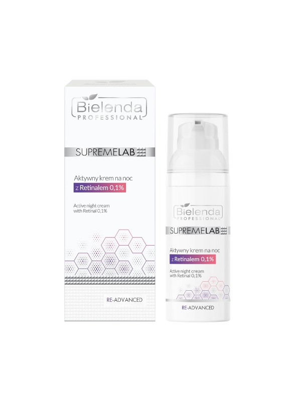 Bielenda Professional SUPREMELAB active night face cream with 1% Retinal 50 ml