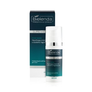 Bielenda Professional SUPREMELAB Men Line hydraterende gezichtscrème-gel met verzachtende werking 50 ml