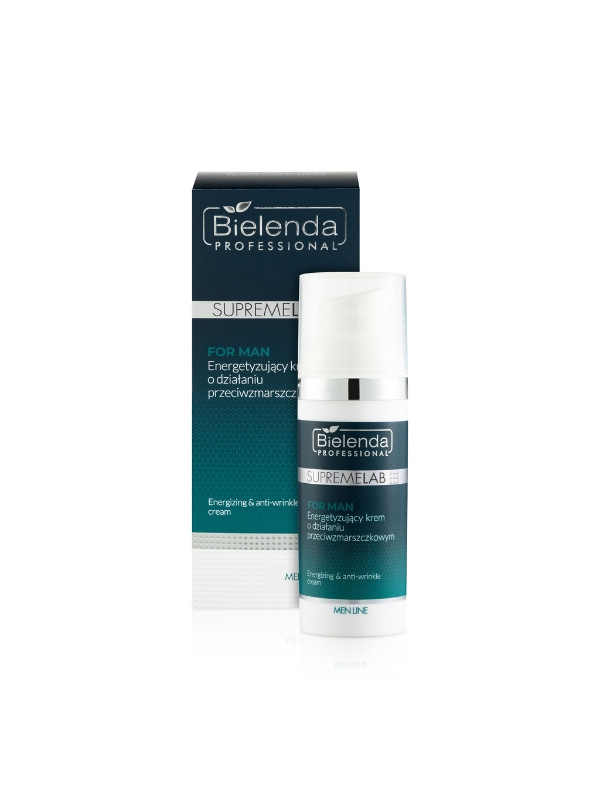 Bielenda Professional SUPREMELAB Men Line stimulerende anti-rimpel gezichtscrème 50 ml