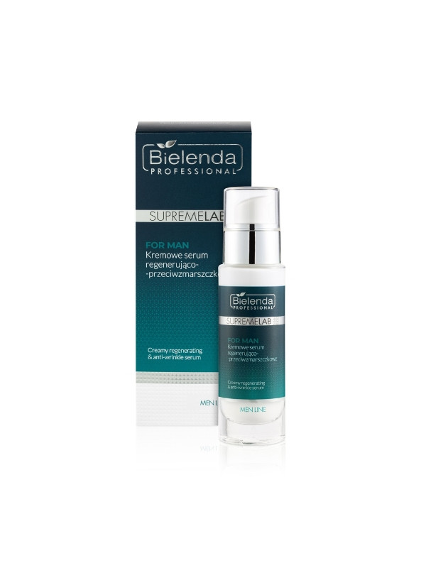 Bielenda Professional SUPREMELAB Men Line creamy face Serum regenerating and anti-wrinkle 30 ml