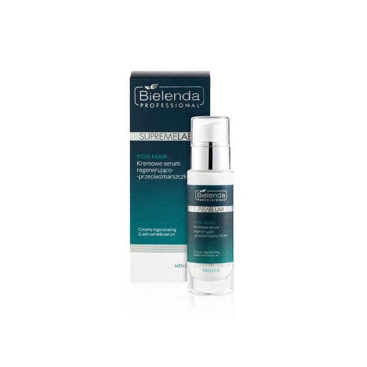 Bielenda Professional SUPREMELAB Men Line creamy face Serum regenerating and anti-wrinkle 30 ml