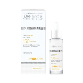 Bielenda Professional SUPREMELAB light Protective face emulsion SPF50 30ml