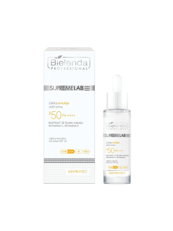 Bielenda Professional SUPREMELAB light Protective face emulsion SPF50 30ml