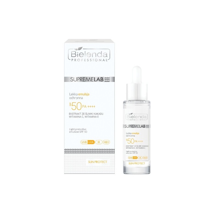 Bielenda Professional SUPREMELAB light Protective face emulsion SPF50 30ml