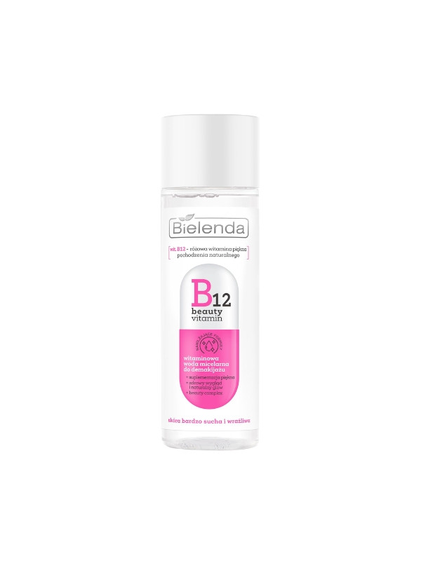 Bielenda B12 Beauty Vitamin Micellar water for makeup removal 200 ml