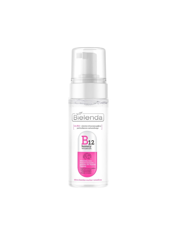 Bielenda B12 Beauty Vitamin Cleansing gezichtsreinigingsschuim 150 ml