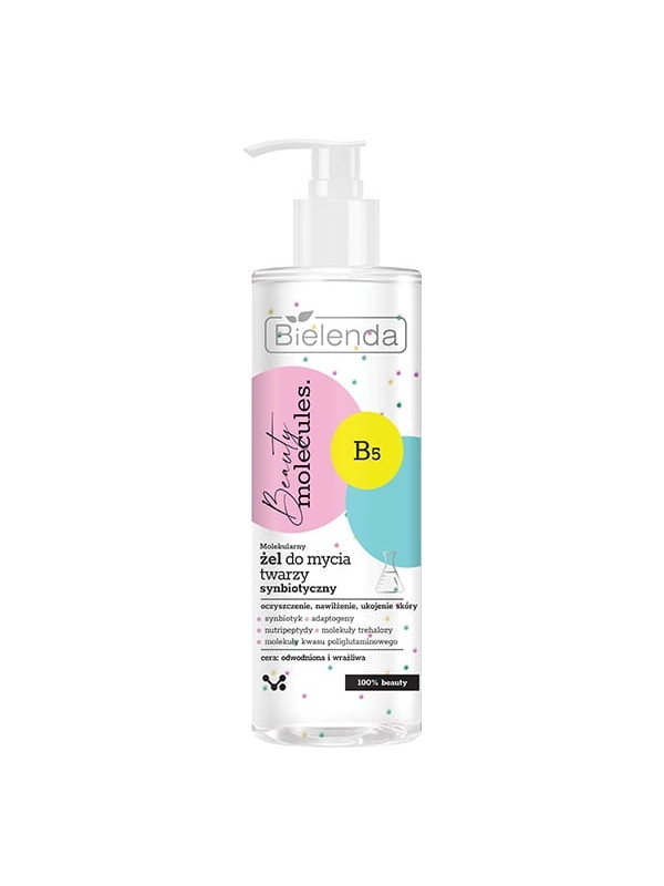 Bielenda Beauty Molecules moleculair synbiotische gezichtswasgel 195 g