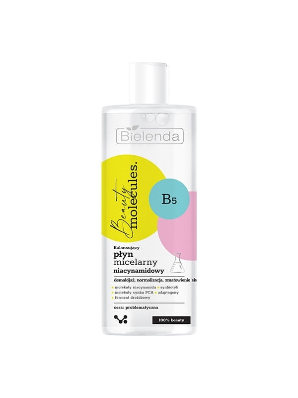 Bielenda Beauty Molecules balancing Micellar water for face niacinamide 500 ml