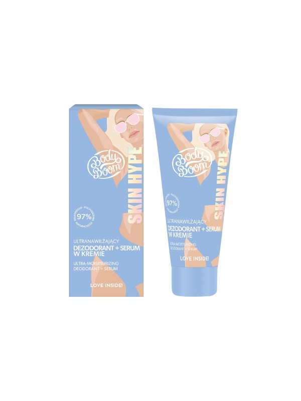 BodyBoom Ultra-hydraterende deodorant- serum in crème 50 ml