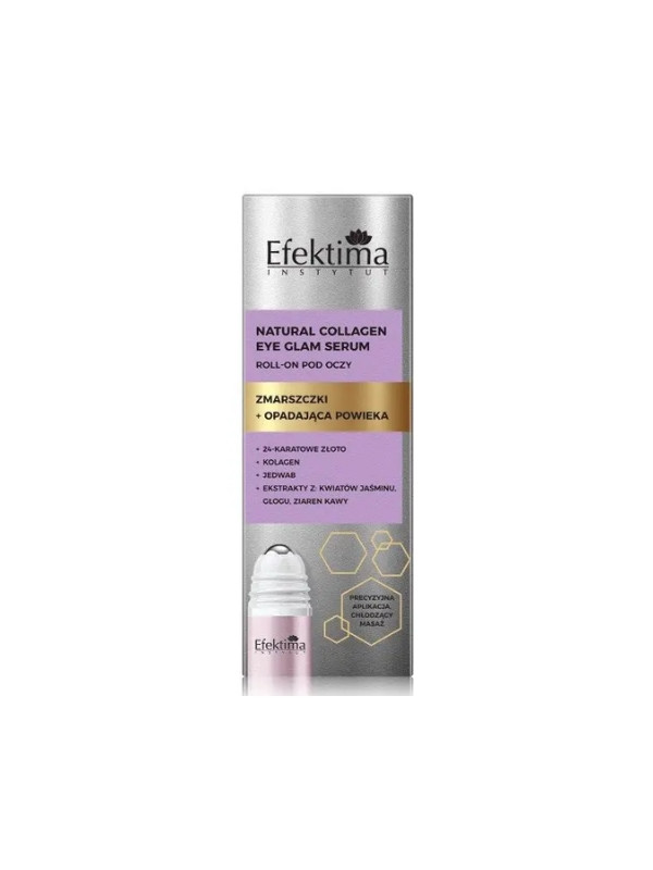 Efektima Natural Collagen Roll on Eye Rimpels + Hangend ooglid 15 ml