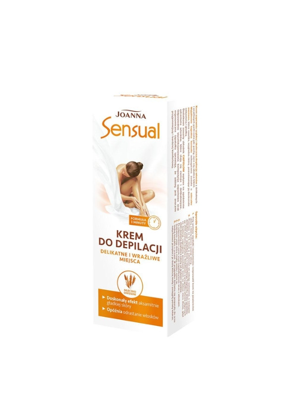 Joanna SENSUAL Depilatory cream for sensitive areas Oat milk 100 g