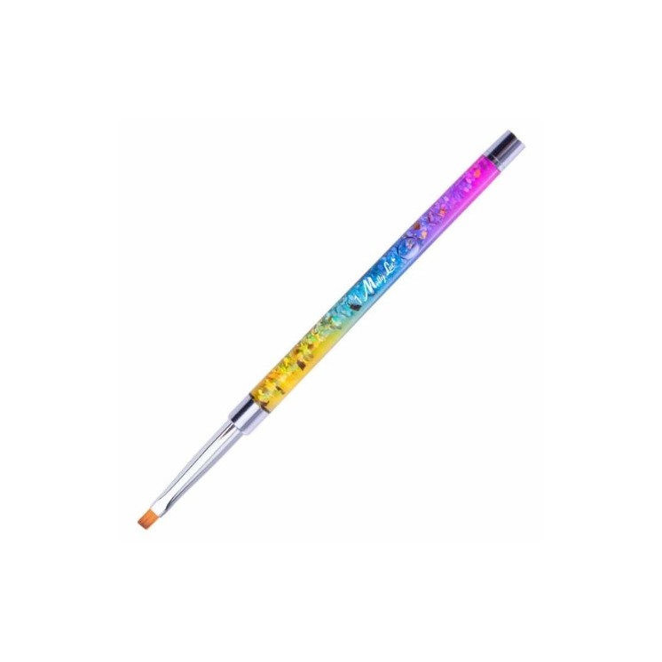 MollyLac ovale gelkwast /2/ Rainbow 1 stuk