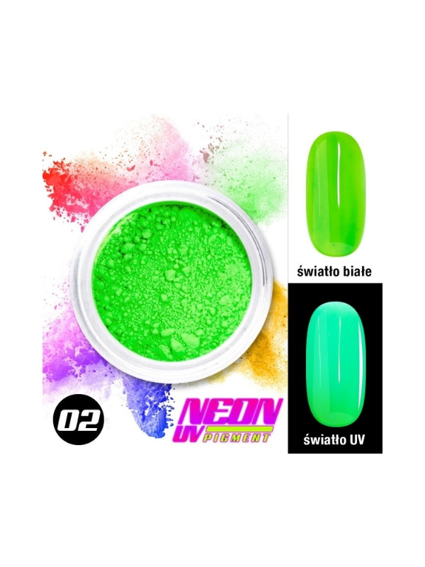 MollyLac Neon UV-nagelpoeder /02/ 0,06 g