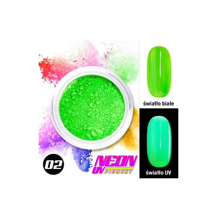 MollyLac Neon UV-nagelpoeder /02/ 0,06 g