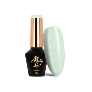 MollyLac /710/ Hybrid-Nagellack mit Sweater-Effekt Mint 10 g