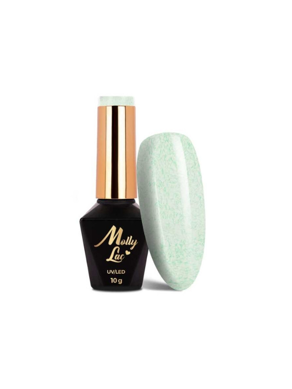 MollyLac /710/ Hybrid-Nagellack mit Sweater-Effekt Mint 10 g