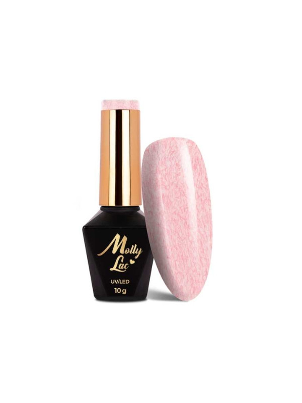 MollyLac /714/ Hybride nagellak met Orange trui-effect 10 g