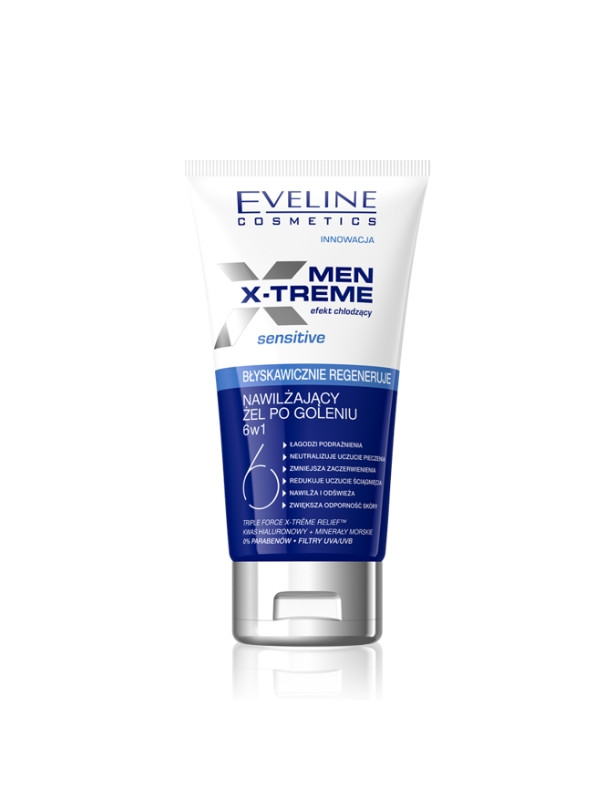 Eveline Men X-Treme 6in1 Matt Moisturizing Face Wash Gel 150 ml