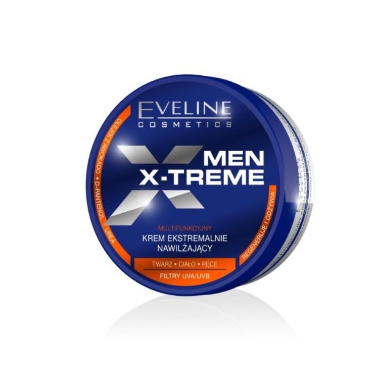 Eveline Men X-Treme extremely moisturizing Cream for body, face and hands 200 ml