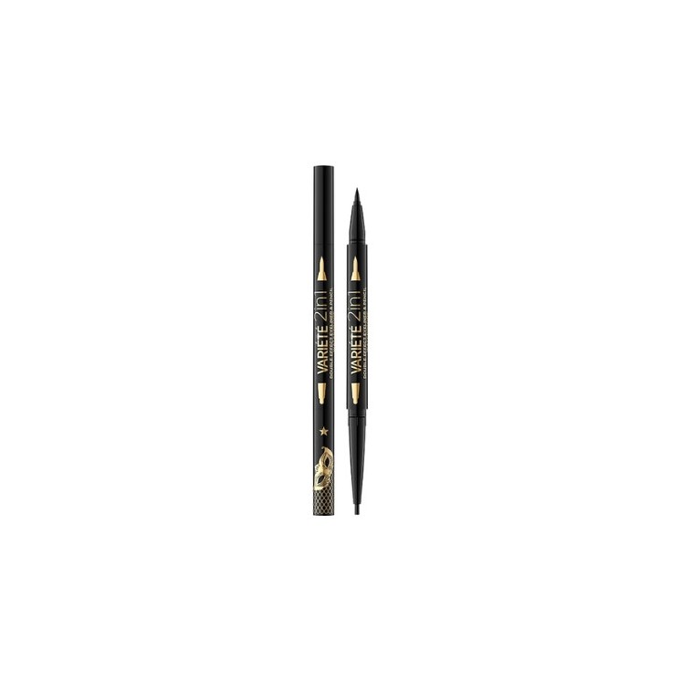 Eveline Variete 2in1 Eyeliner and eye pencil /Black/