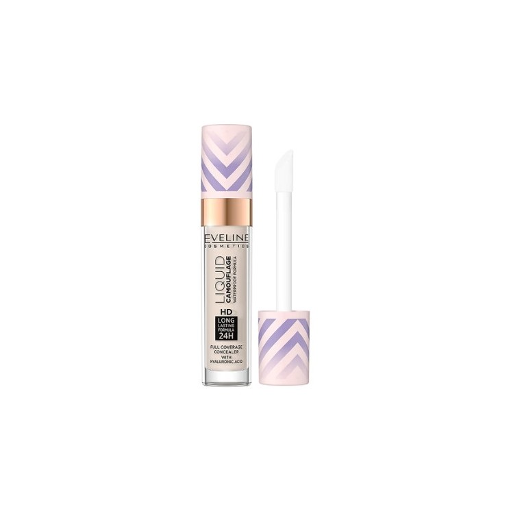 Eveline Liquid Camouflage waterproof Camouflage concealer /01/ Light Porcelain 7 ml