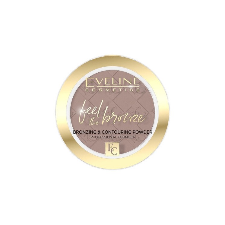 Eveline Feel The Bronze bronzing and contouring face powder /01/ Milky Way