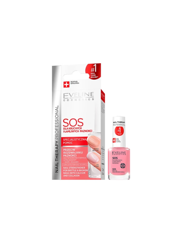 Eveline Professional Nail Therapy SOS strengthening Nail conditioner 12 ml