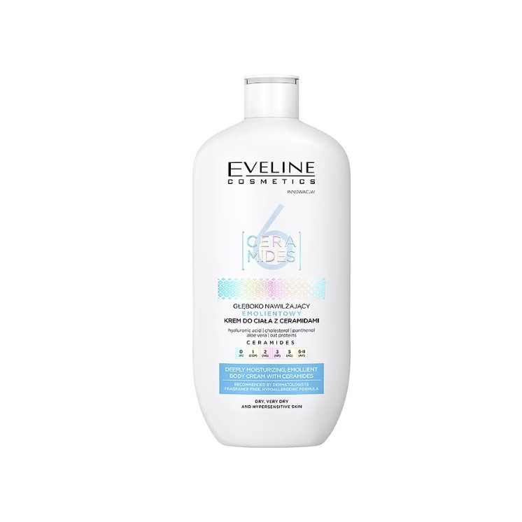 Eveline 6 CERAMIDES emollient Body cream deeply moisturizing 350 ml