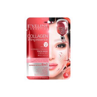 Eveline Collagen 8in1 intensief liftend Gezichtsmasker in een vel, 1 stuk