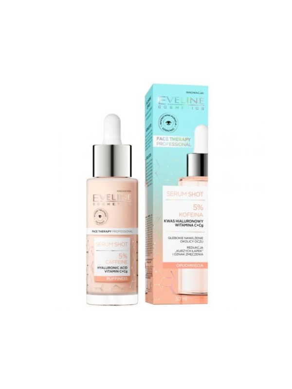 Eveline Serum Shot energizing Treatment for the skin around the eyes 5 % Caffeine 30 ml