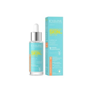 Eveline Perfect Skin Acne Night gezichtsbehandeling corrigeren van imperfecties 1e graads peeling 30 ml