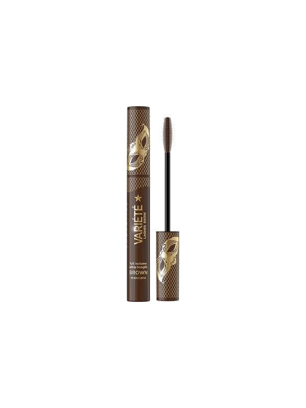 Eveline Variete Lashes Show thickening and lengthening Mascara /Brown/