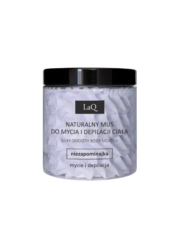 LaQ Króliczka Niezapominajka natuurlijke mousse voor het wassen en ontharen van het lichaam 100 g