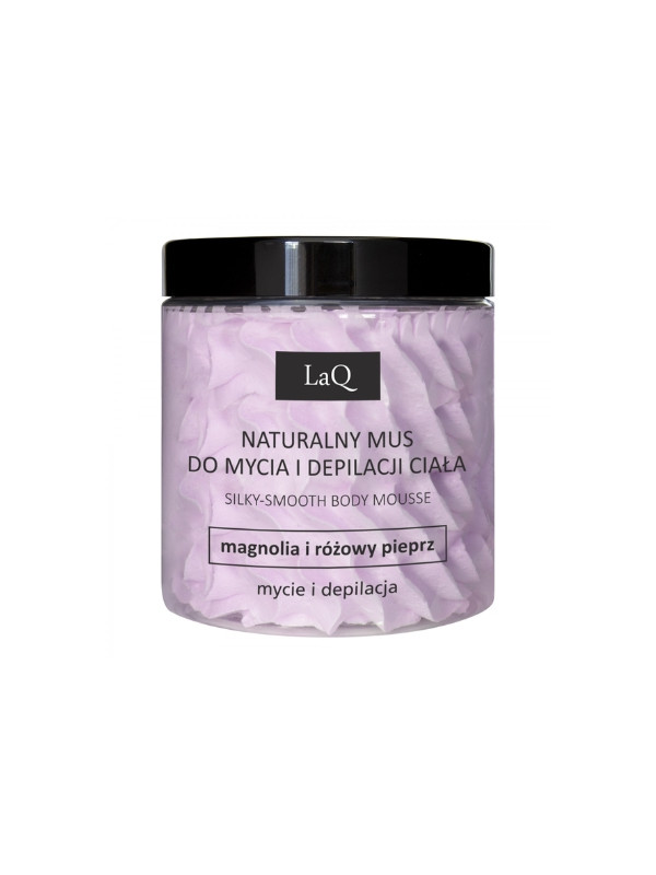 LaQ Kotka Magnolia and Pink Pepper natürliches Dusch- und Enthaarungsmousse 100 g