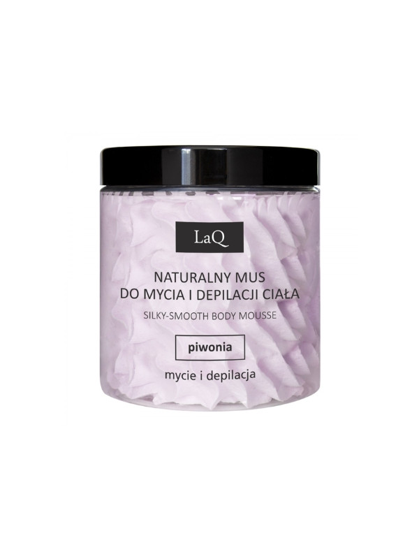 LaQ Kocica Piwonia natuurlijke lichaamsmousse voor wassen en ontharen 100 g