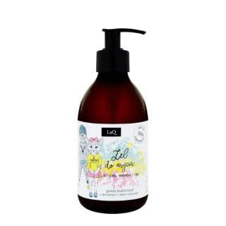 LaQ Gel voor het wassen van lichaam, haar en handen voor kinderen Bubble Gum 300 ml