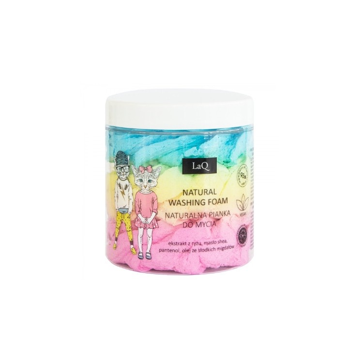 LaQ 3-kleuren handwasschuim voor kinderen Bubble Gum 100 g