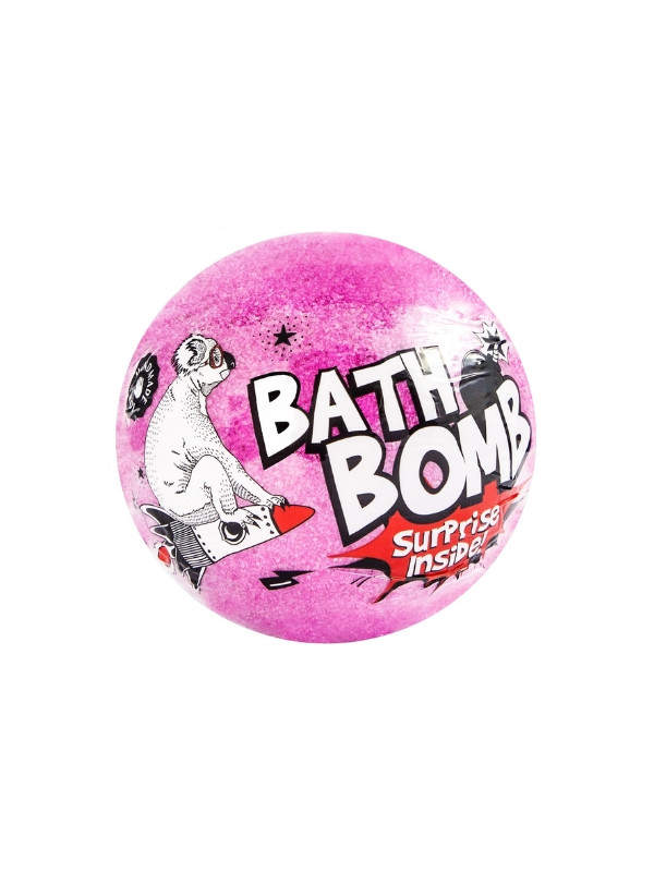 LaQ Bath bomb with a surprise Pink 120 g