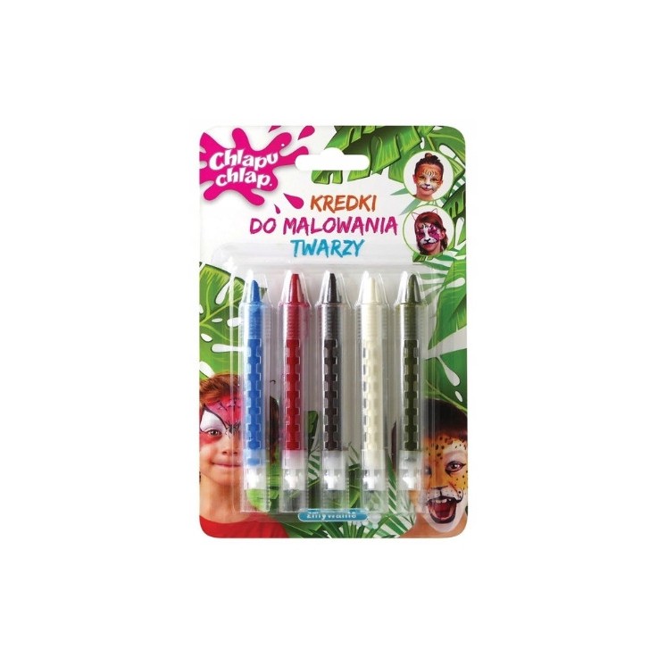 Chlapu Chlap washable face painting crayons Boy 5 pcs