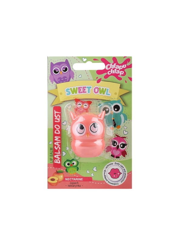 Chlapu Chlap Sweet Owl Nectarine Lippenbalsam 7 g