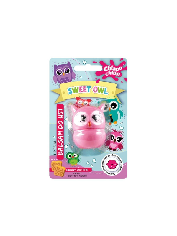 Chlapu Chlap Sweet Owl Lip balm Sunny wafers 7 g