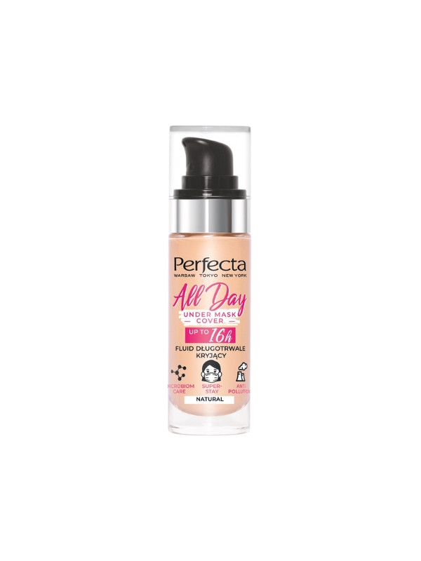 Dax Perfecta All Day Under Mask Cover Vloeistof langdurige dekking Natural 30 ml