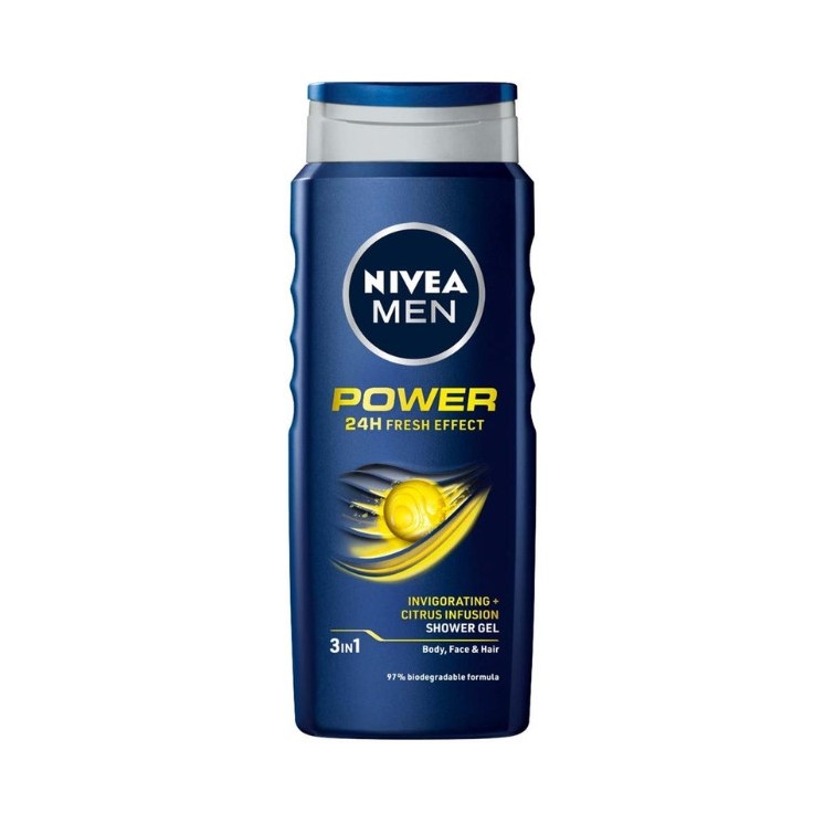 NIVEA MEN Power Fresh Effect Shower Gel 500 ml