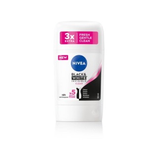 Nivea Black - White Deodorantstick Clear 50 ml