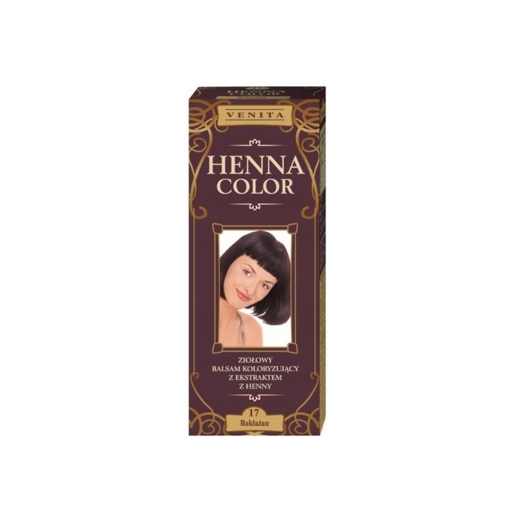 Venita Henna Color Coloring balm with henna extract /17/ Eggplant 75 ml