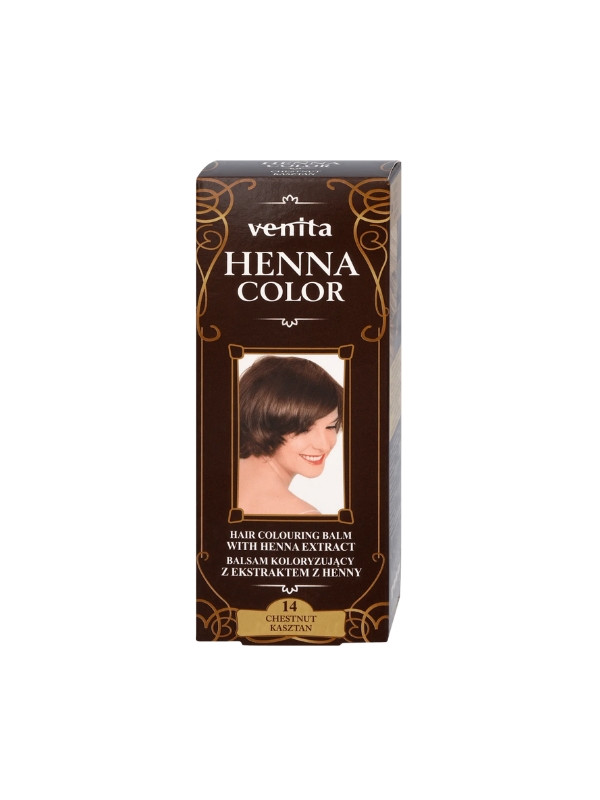 Venita Henna Color Farbbalsam mit Henna-Extrakt /14/ Kastanie 75 ml