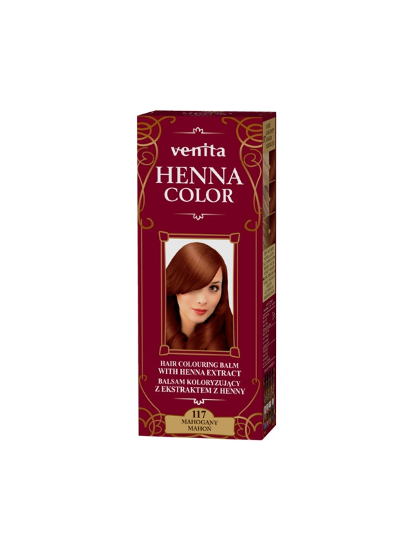 Venita Henna Color Kleurbalsem met henna-extract /117/ Mahonie 75 ml