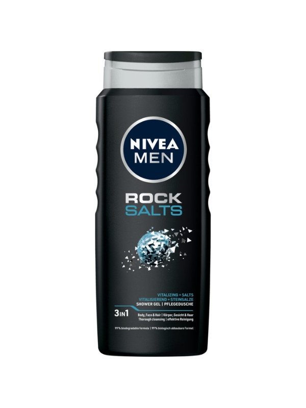 NIVEA MEN Rock Salts Douchegel 500 ml