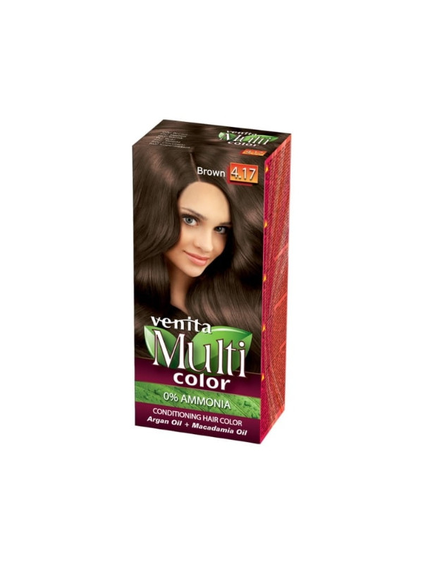 Venita Multi Color Haarverf /4.17/ Bruin 50 ml